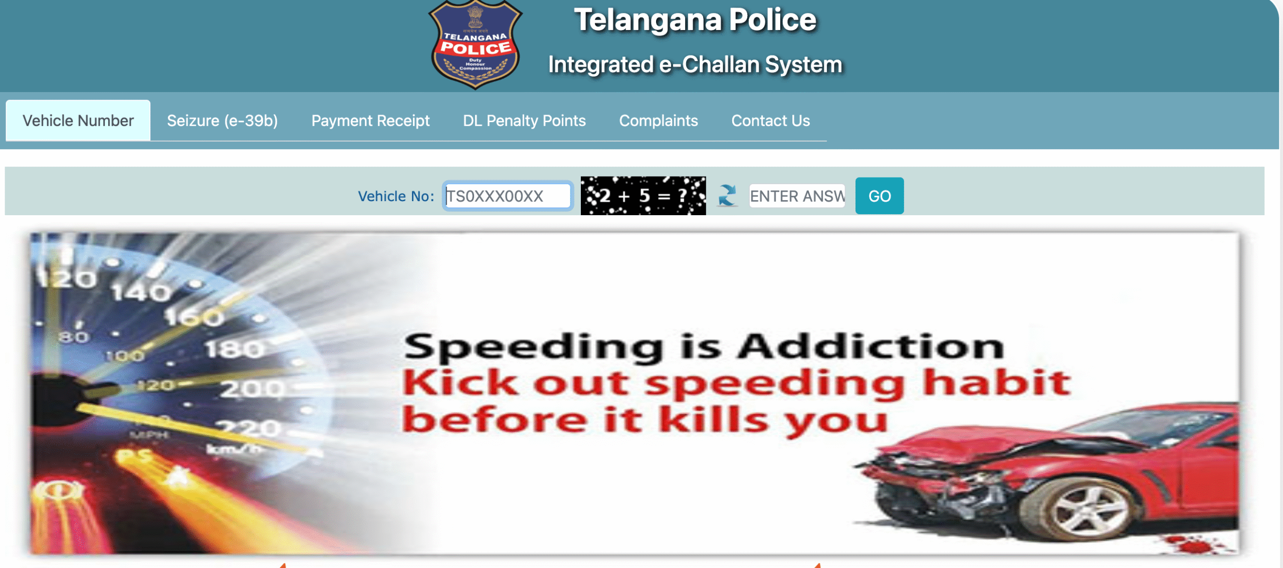ts e challan status online